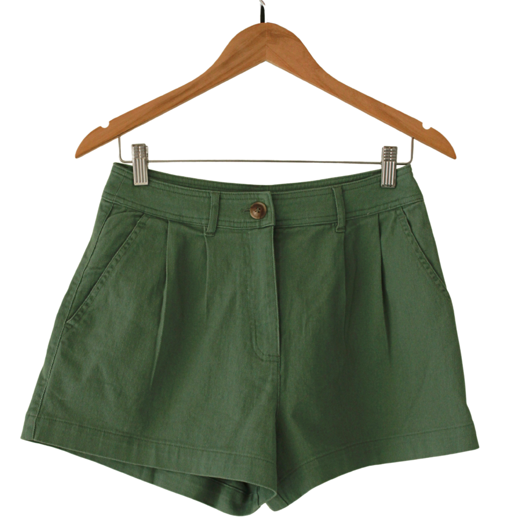 Short Mezclilla  Musgo