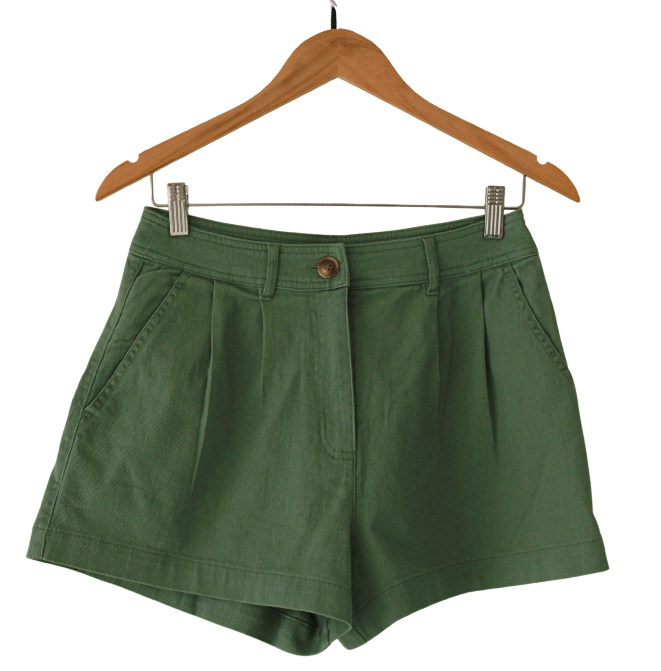 Short Mezclilla  Musgo
