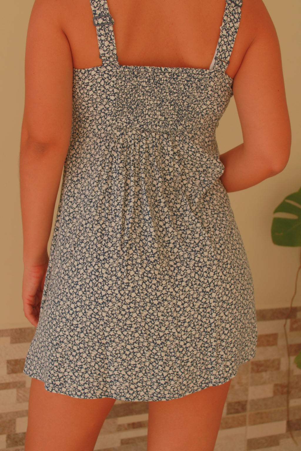 Vestido Old Navy Fit & Flare Floreado