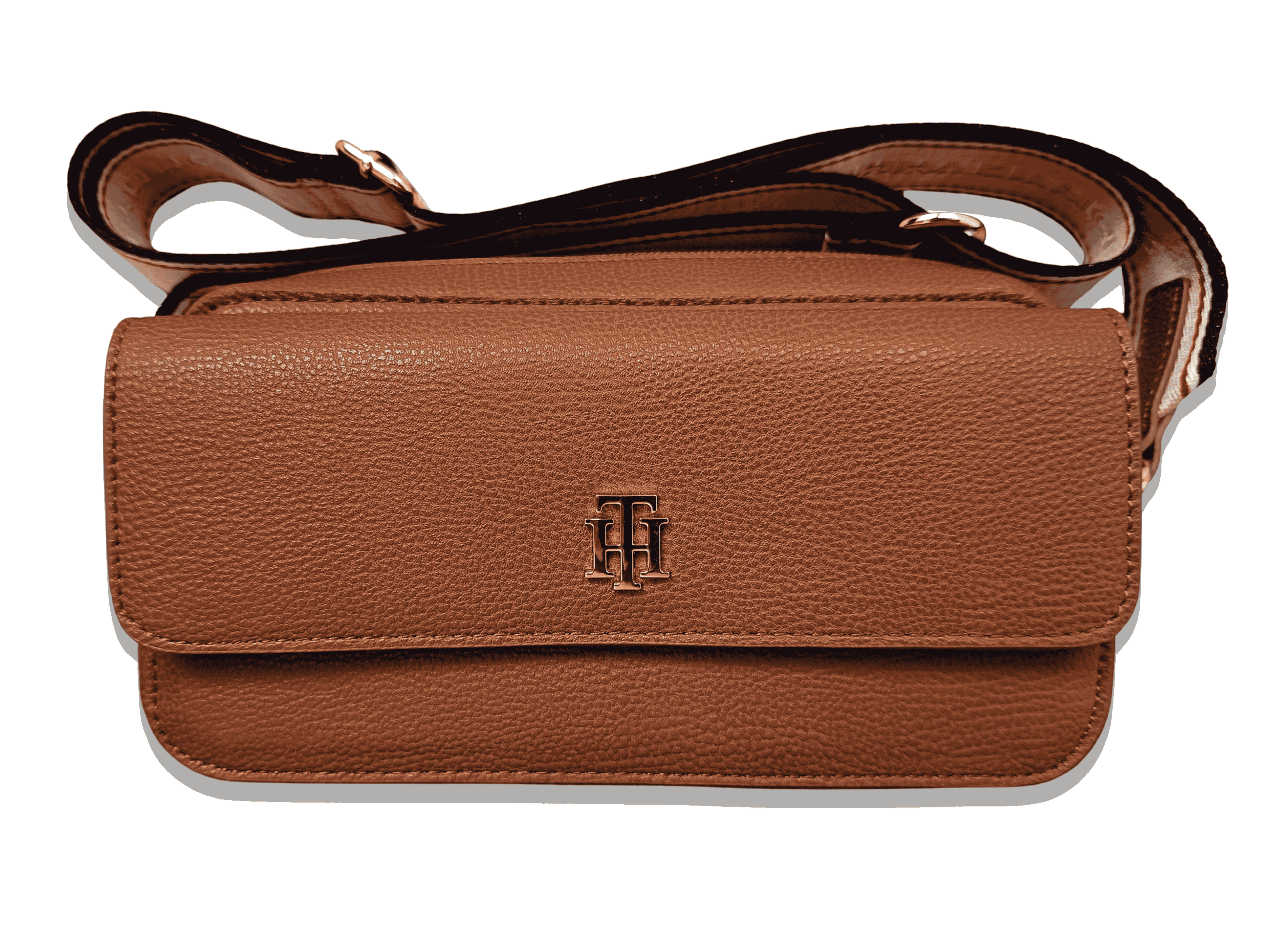 Bolso Crossbody Tommy Hilfiger Café