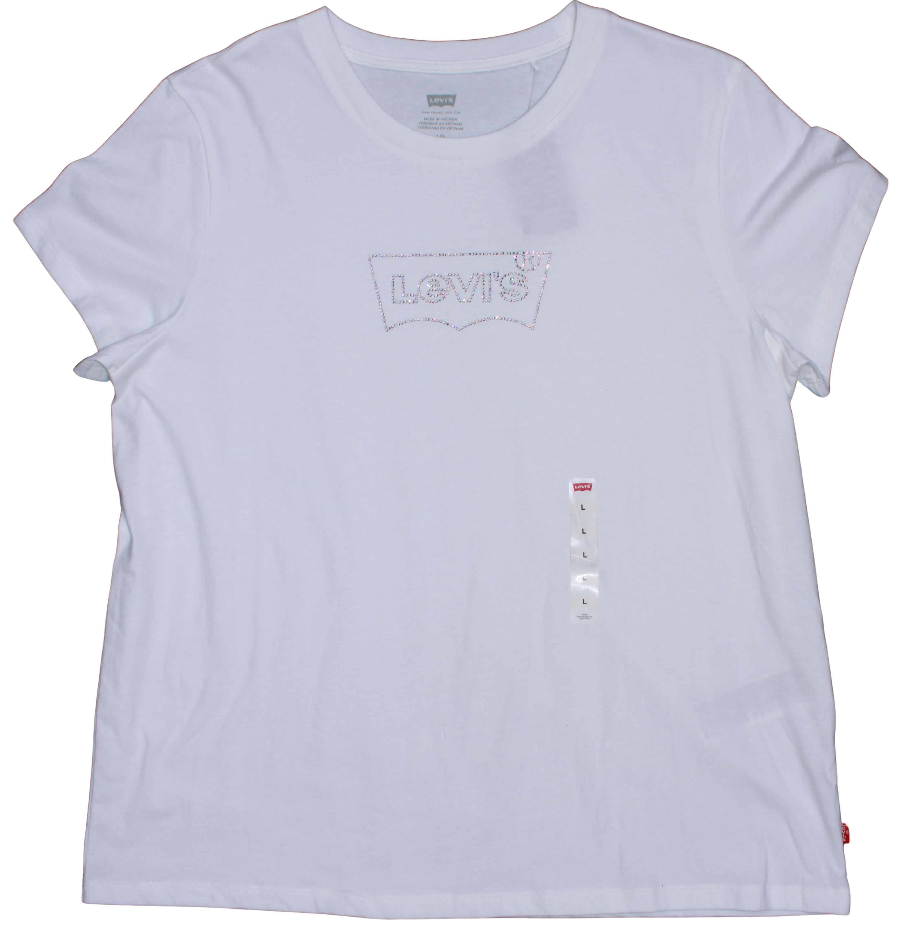 Camiseta Levis Blanca Logo Avalorios