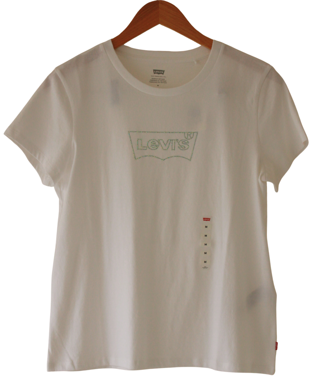Camiseta Levis Blanca Logo Avalorios