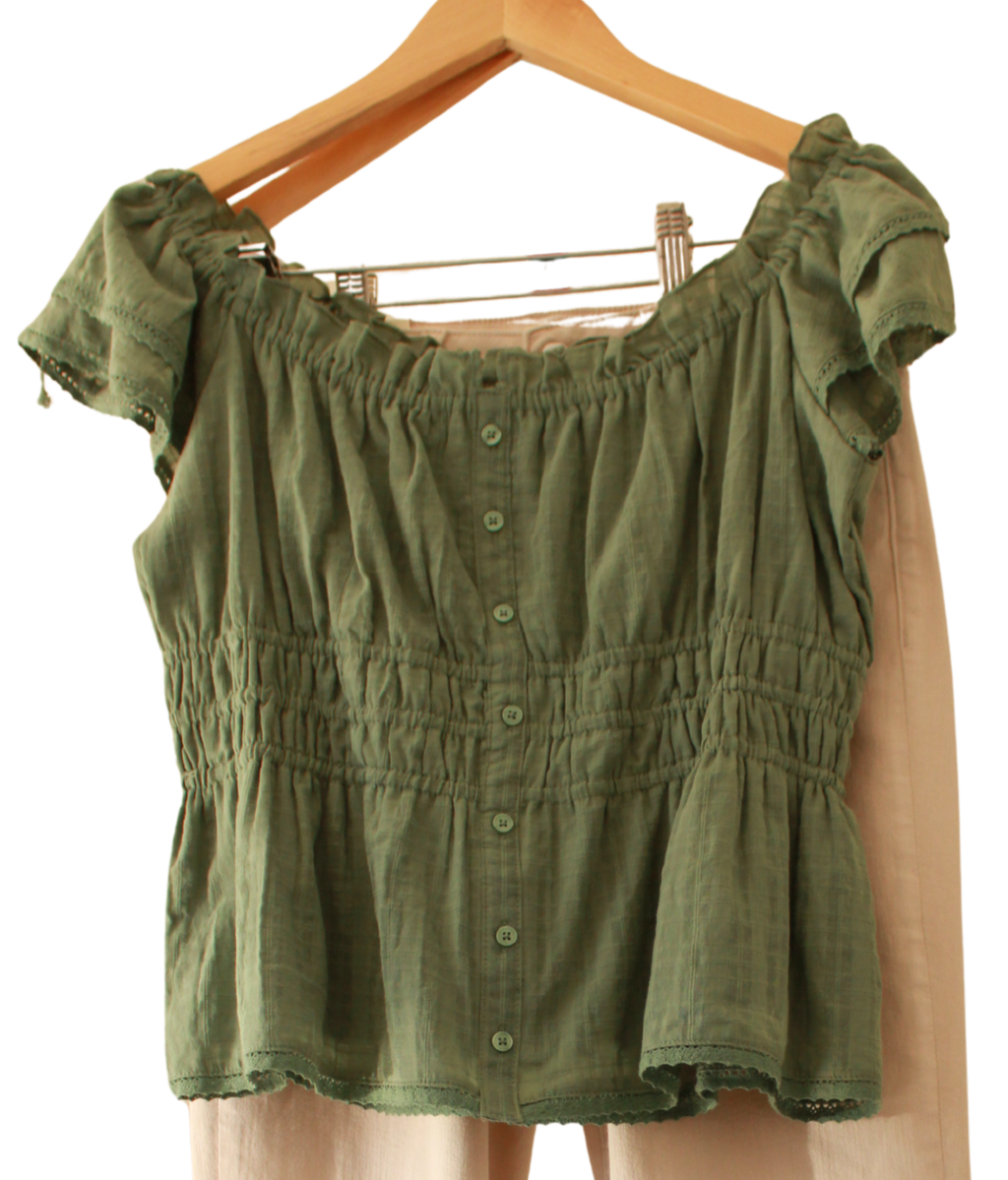 Blusa Bombacha Musgo
