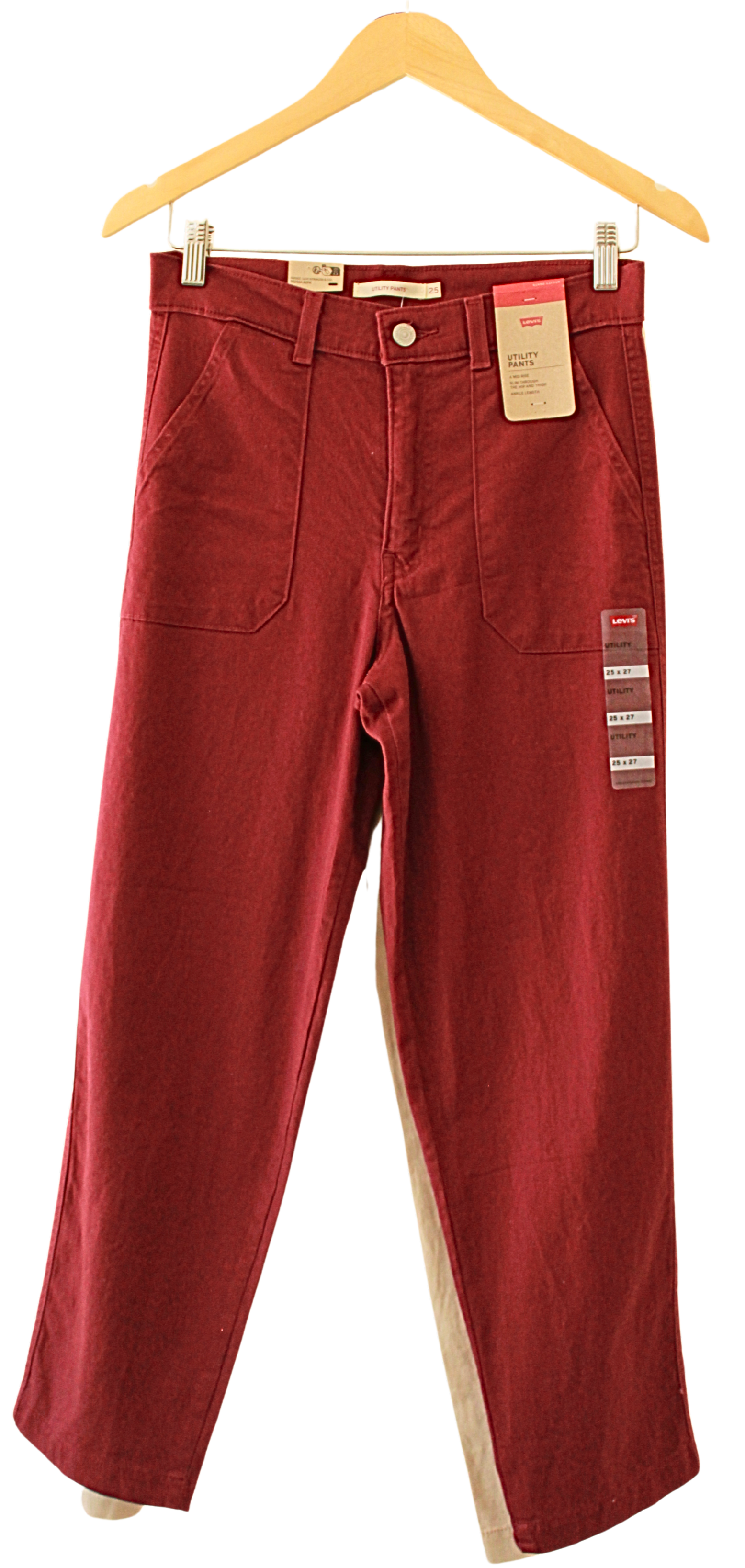 Pantalon Levis Utility Vino