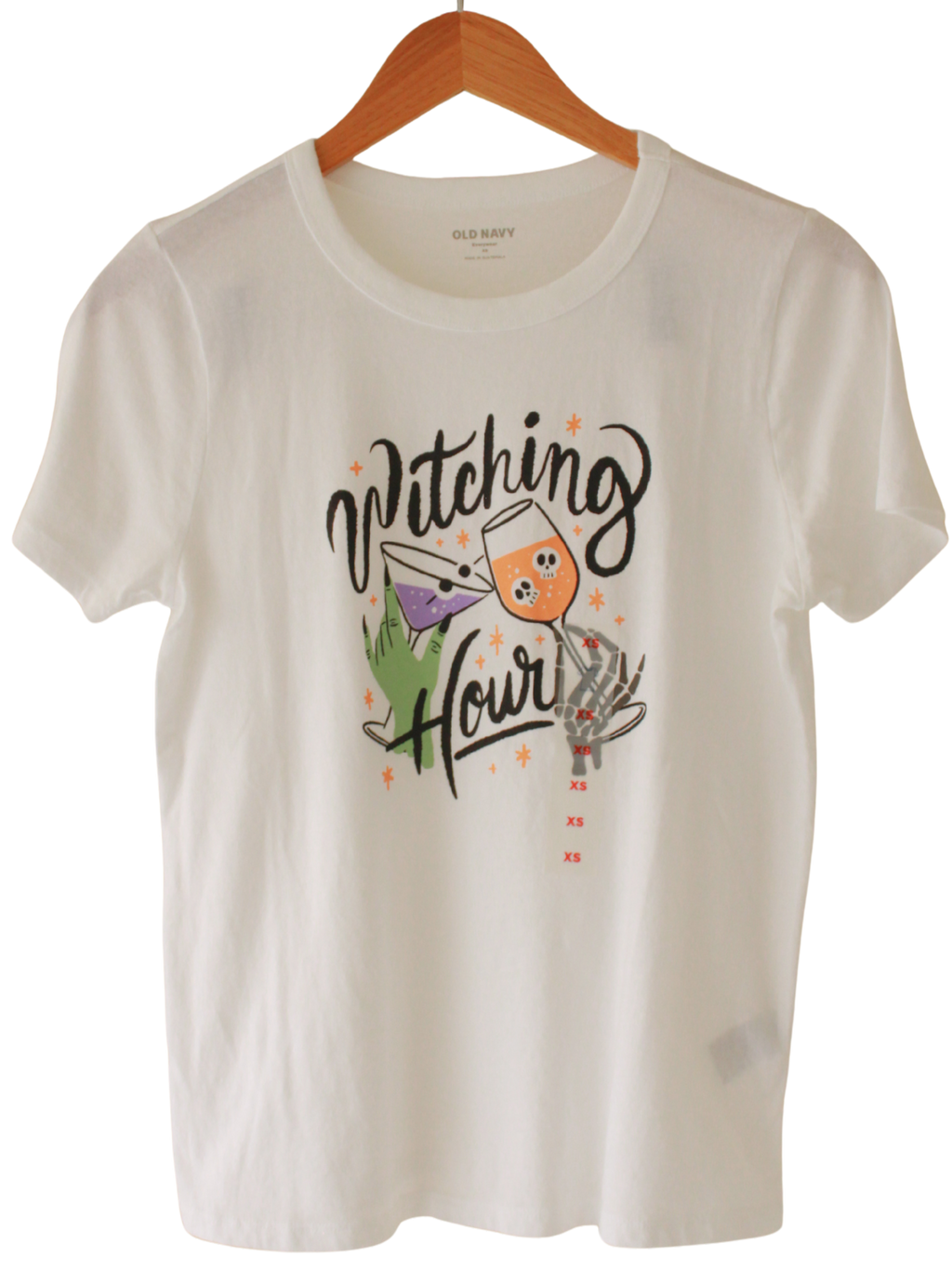 Camiseta Old Navy Blanca  Witching