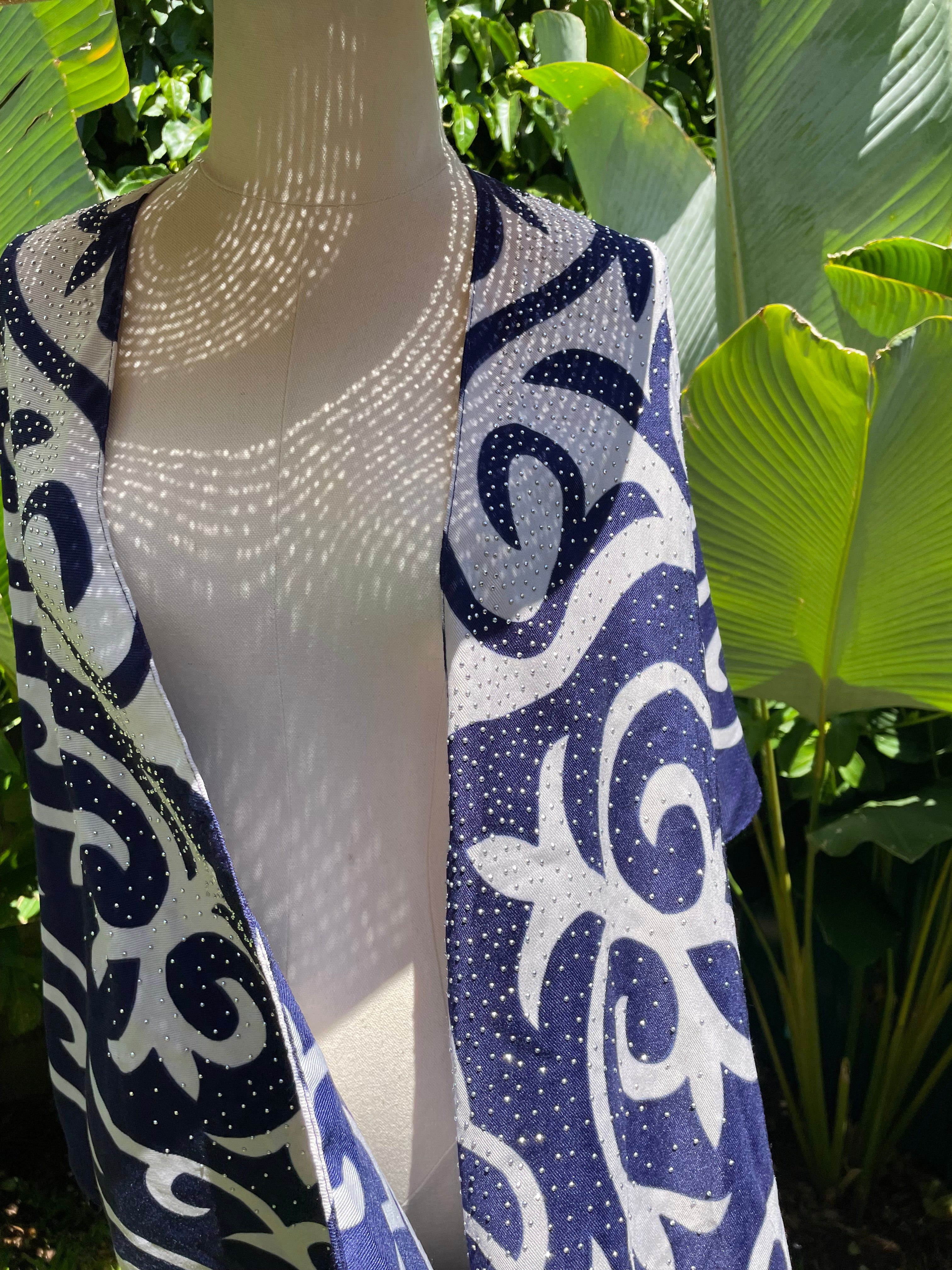 Set Kimono Brisa Azul