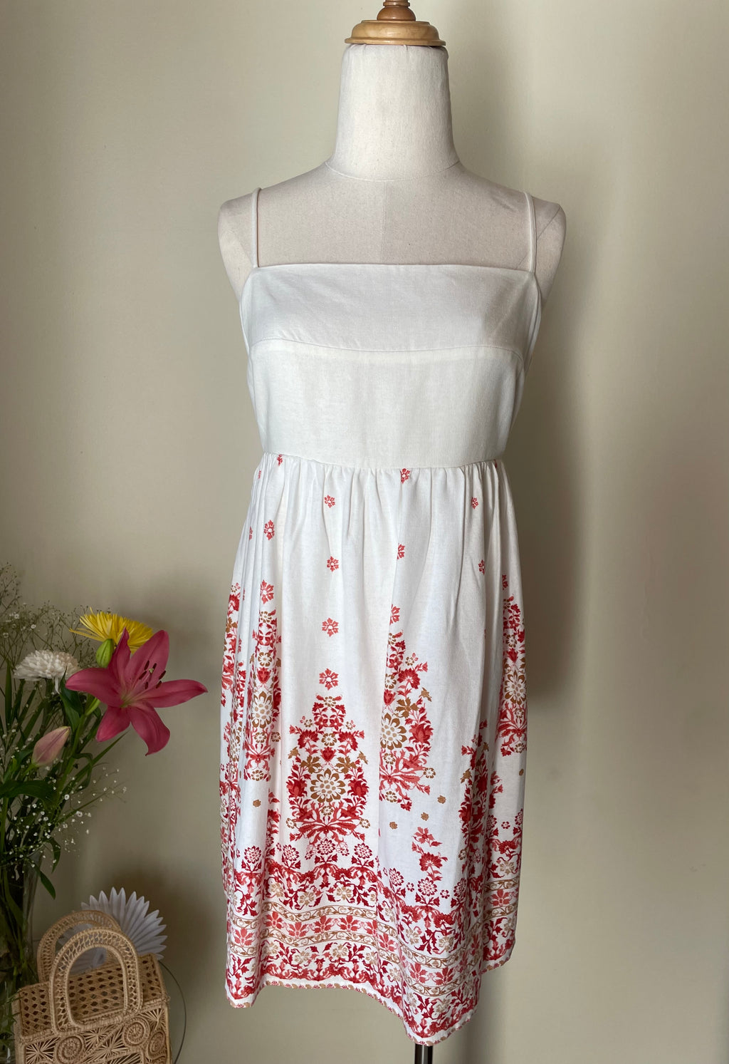 Vestido Mini  Floral Bow Lazo