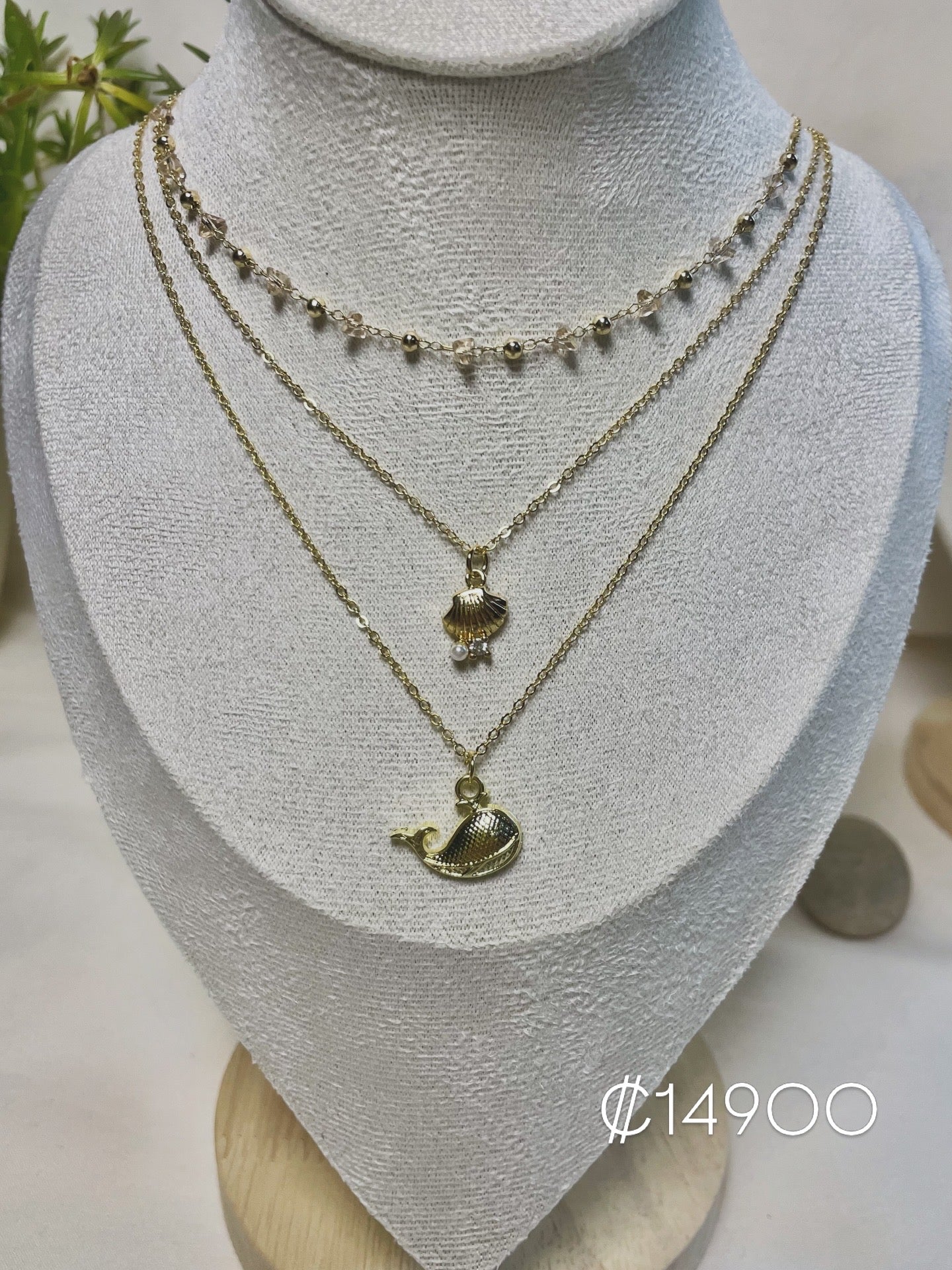 Collar Triple Ballena