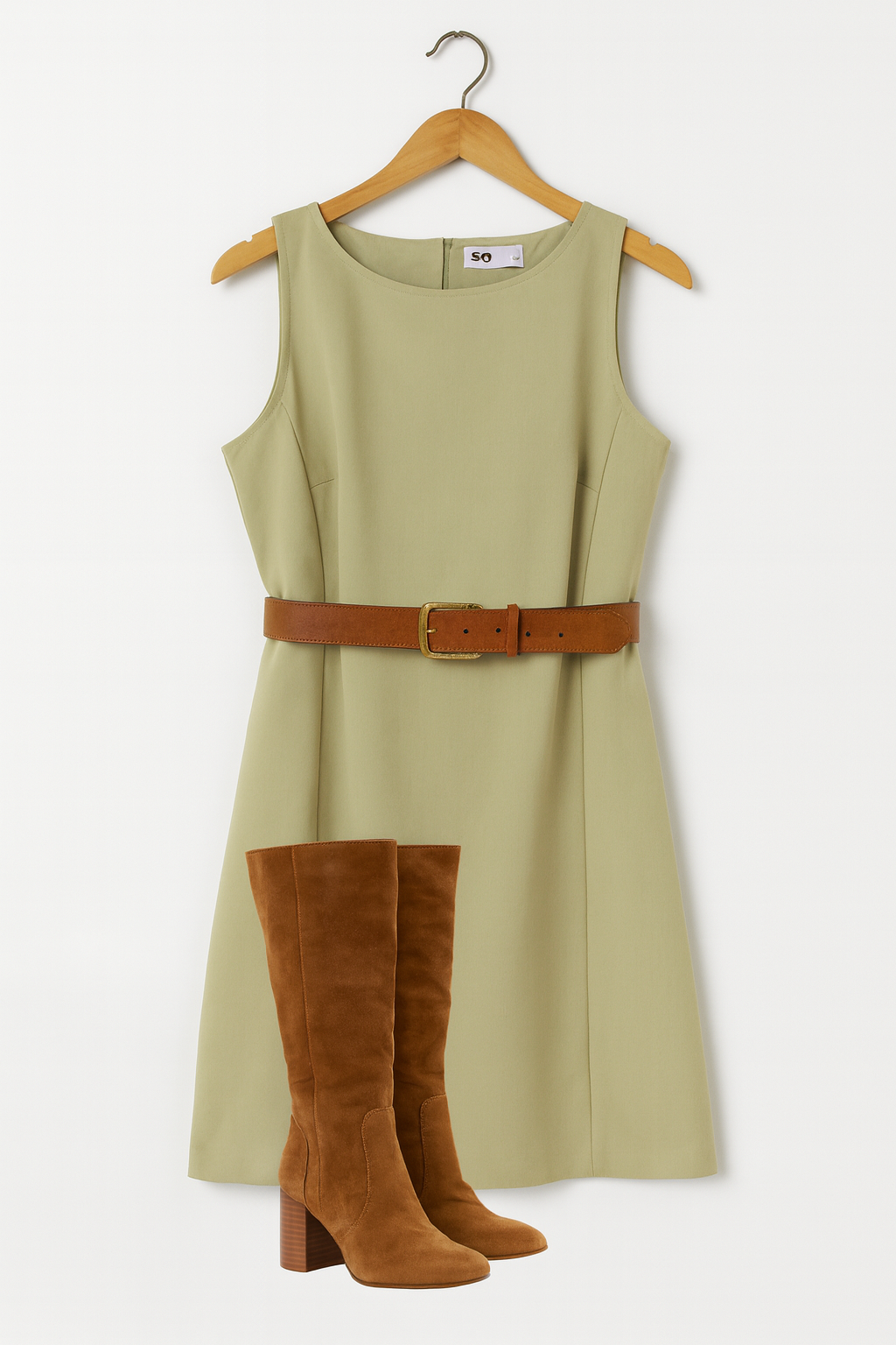 Vestido Seventies Oficina Verde