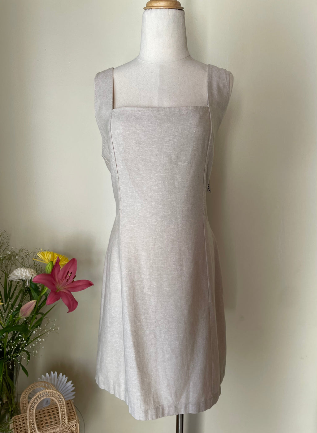 Vestido Old Navy Mini Lino