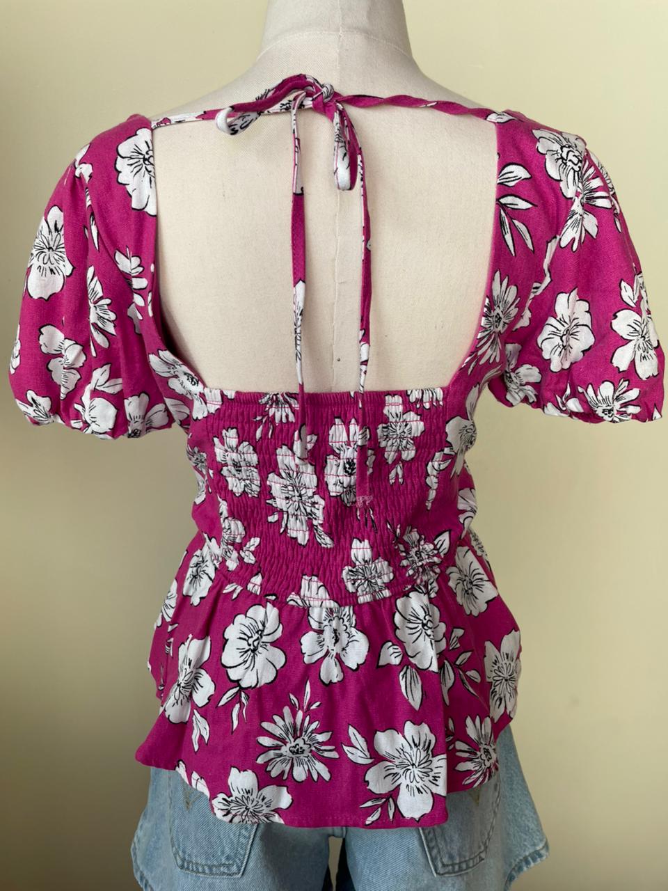 Blusa Fuchsia Bloom