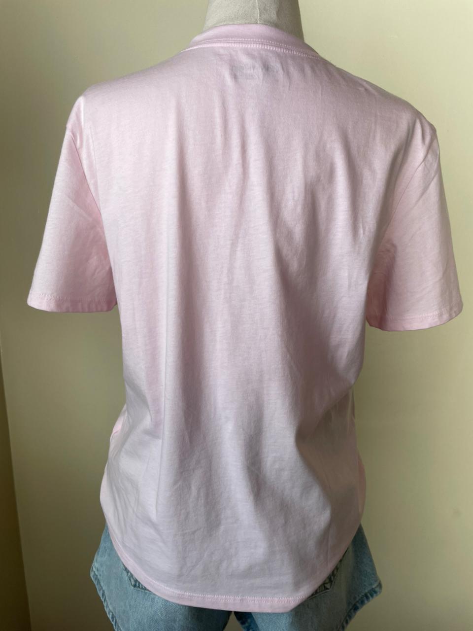 Camiseta Calvin Klein Heart Logo (Rosa)