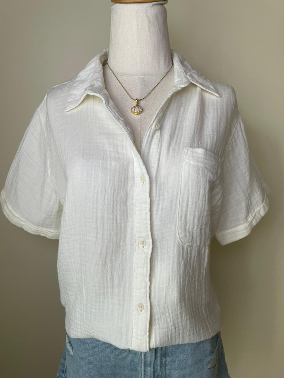 Camisa Levis  Botones  Blanca