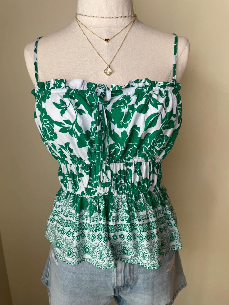 Blusa Green Bloom