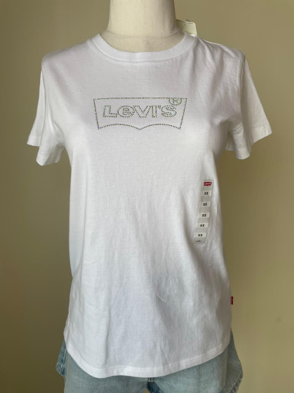 Camiseta Levis Blanca Logo Avalorios