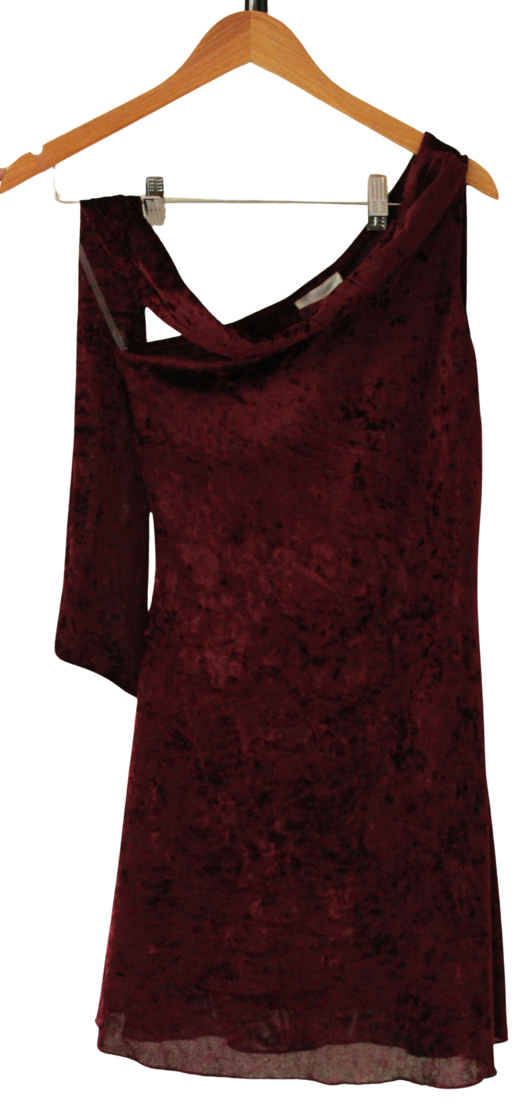 Vestido Mini de Gamusa con bufanda al cuello