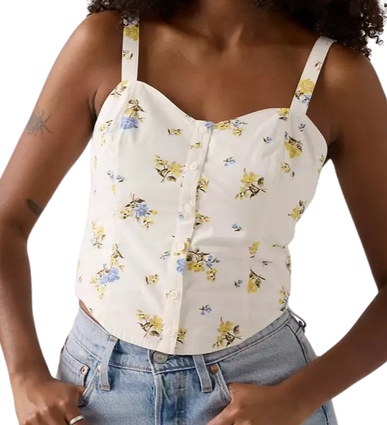Blusa Mini Tirantes Levi’s Flores